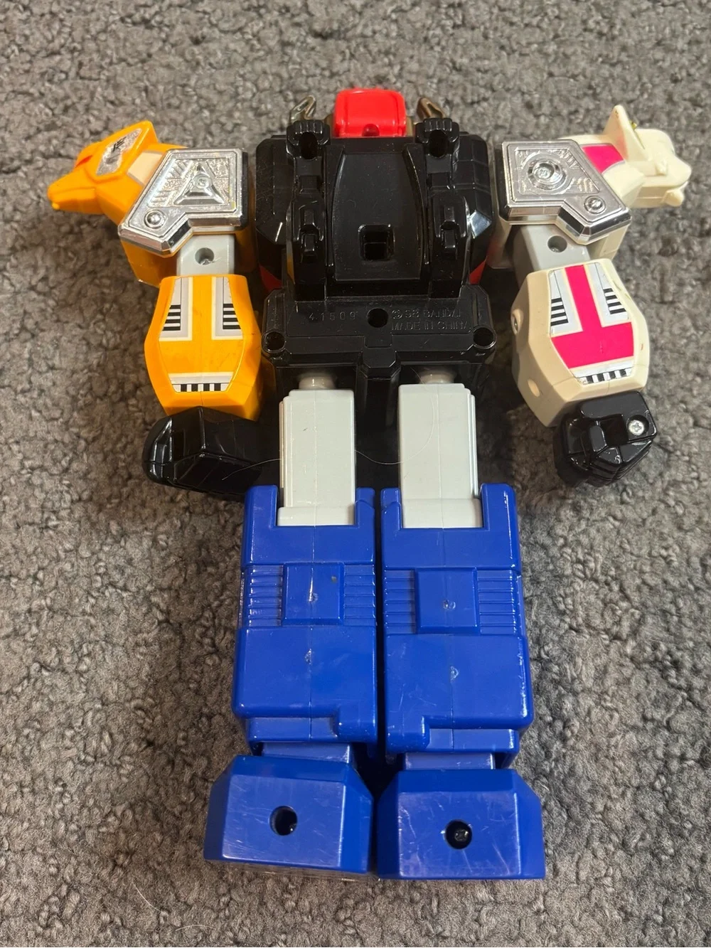 Bandai 1998 Power Rangers Deluxe Lost Galaxy Megazord Transformer Robot Vintage